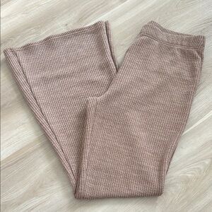 American Eagle - High Rise Ribbed Flare Pants